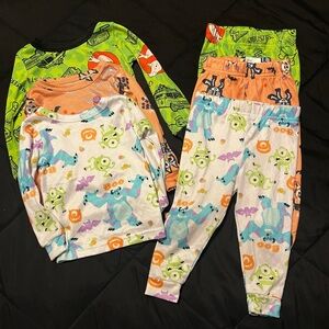 Colorful Kids Pajama Set with Fun Prints